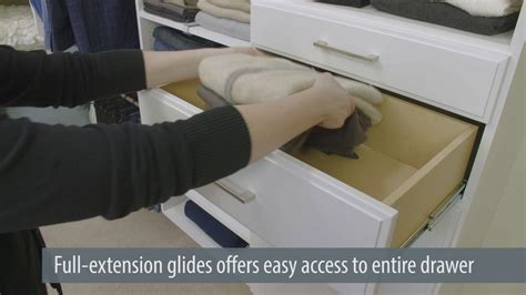 Wooden Drawers With Smooth Full Extension Glides Make It Easy To Find