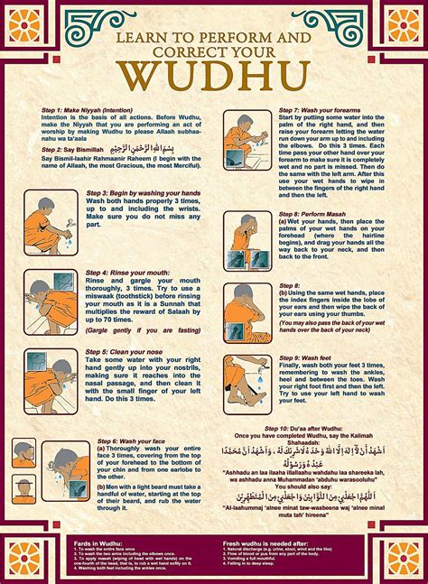 Sebelum memulai wudhu, kita dianjurkan untuk mencuci tangan terlebih dahulu. Fiqh & Virtues of Wudhu (Ablution) - Hanafi Fiqh (General ...
