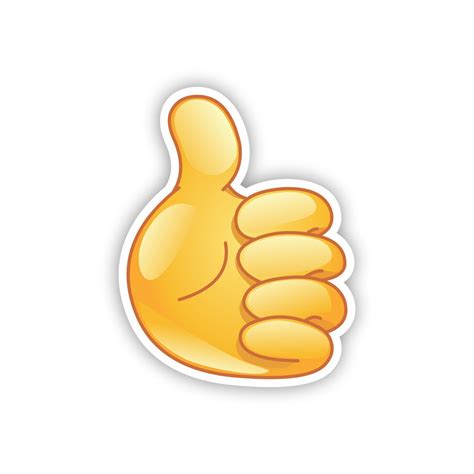 Thumbs Up Emoji Choose Your Emoji For Yard Decor Signway
