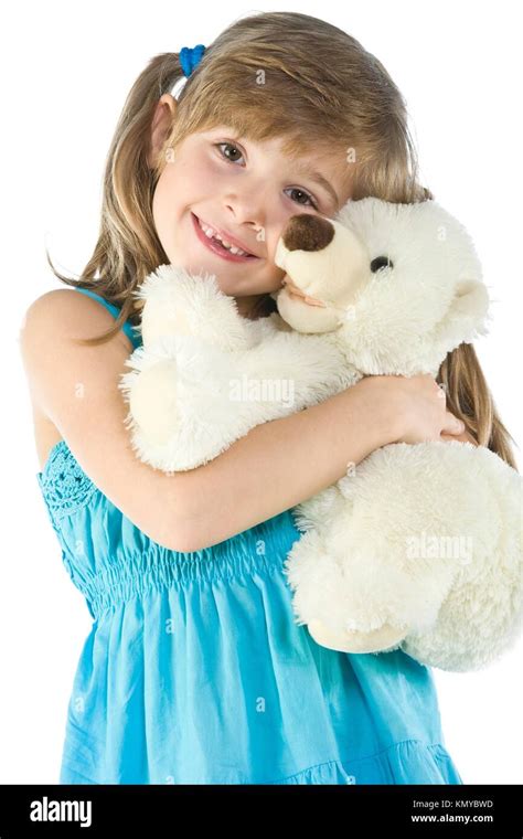 Little Girl Hugging Big Teddy Hi Res Stock Photography And Images Alamy