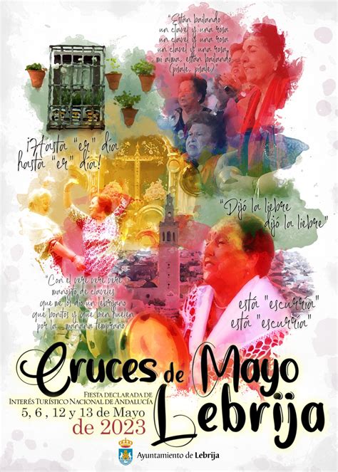 CARTEL DE LAS CRUCES DE MAYO DE LEBRIJA 2023 - Lebrija Flamenca
