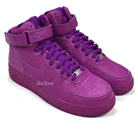 Nike Air Force 1 High Color Pack 2008 Red Plum Eluxive