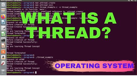 What Is A Thread Concept Of Process And Thread Operating System YouTube