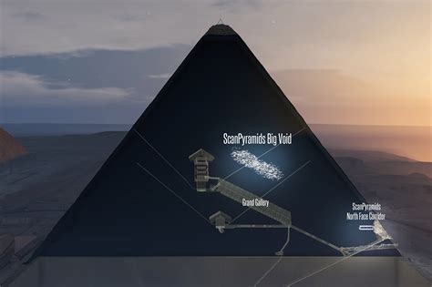 mysterious voids in great pyramid of giza could house pharaoh s burial ground