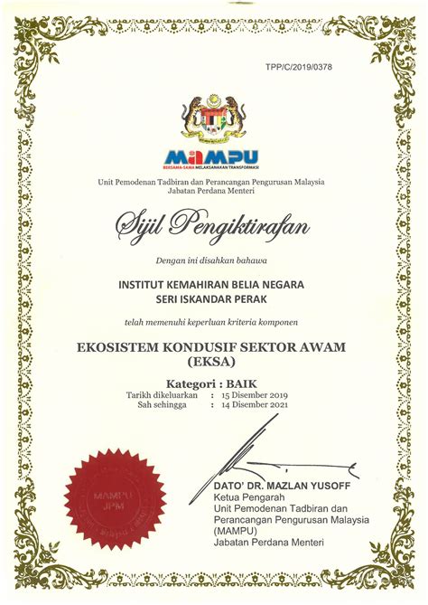 Ribuan kerja kosong sektor kerajaan & swasta tanpa kabel untuk di isi sekarang! AKTIVITI AMALAN EKSA: IKBN SERI ISKANDAR DIANUGERAHKAN ...