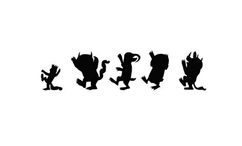 Where The Wild Things Are Wall Decal 18" X 4.3" | Crown clip art