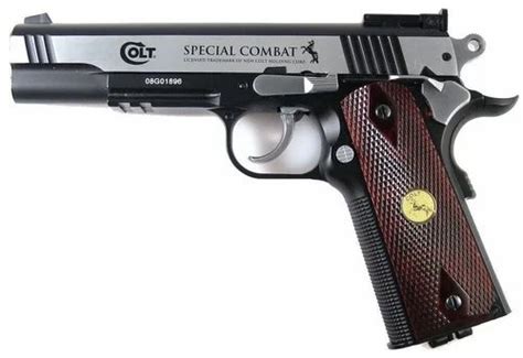 New Black Umarex Colt Special Combat Classic Co2 Nbb Steel 45mm Bb Gun