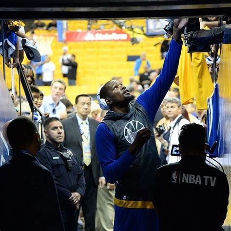 Regram Adamsilvernba Golden State Warriors Forward Kevin Durant Prior To Game 1 Of The 2017