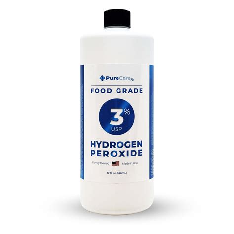 3 Food Grade Hydrogen Peroxide 32 Oz Bulk Peroxide