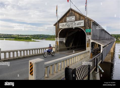 The Longest Covered Bridge In The World Hi Res Stock Photography And