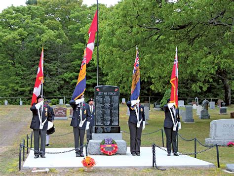Tobermory Legion Rededicates War Memorial Monument At Tobermory