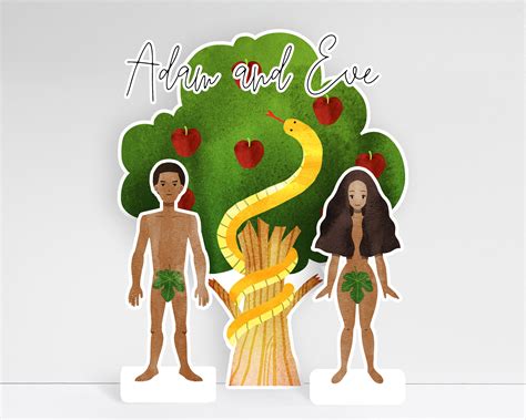 African American Adam And Eve Adam And Eve Printable Etsy Australia