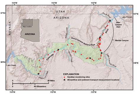 colorado river dams map