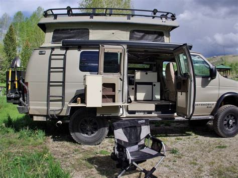 It bolts into the factory. Aluminum Off Road Roof Rack for a Ford Econoline Van with ...