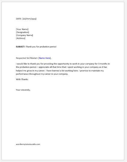 My last day at the company will be this friday, august 2, 2019. 3 Month Trial Period Employment Contract Template ...