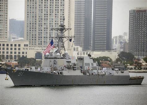 A Sailor Was Arrested For Stealing Grenades From This Navy Destroyer