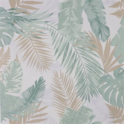Soft Tropical Green Wallpaper 1wall Wallpaper