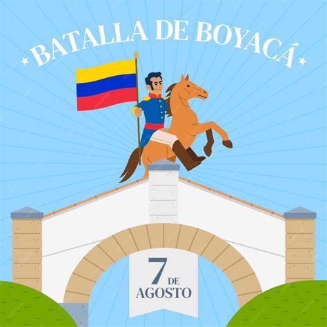 Ilustración Batalla De Boyaca Vector Premium