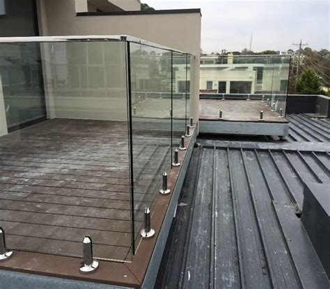 Pool Fence Stainless Steel 2205 Spigot Glass Balustrade Frameless