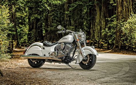 Download Wallpapers 2020 Indian Chief Vintage Luxury White Motorcycle