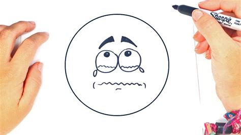 Cómo Dibujar Un Emoji Triste Paso A Paso Dibujo Fácil De Emoji Easy