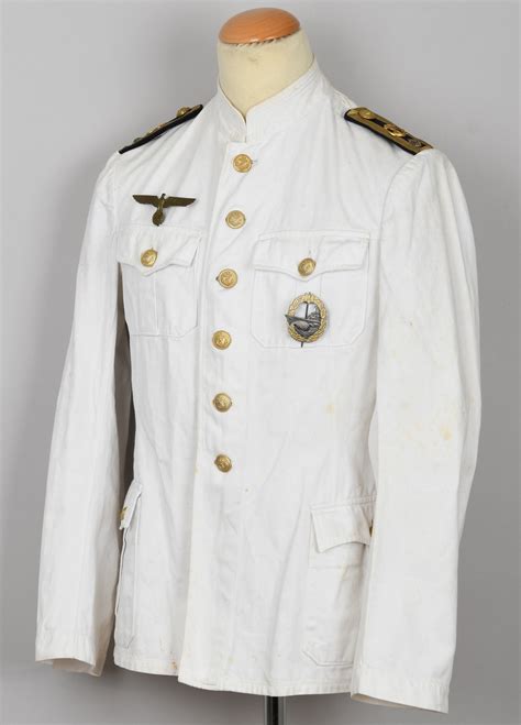 Kriegsmarine Bootsmann Feldwebel White Summer Uniform Military Antiques
