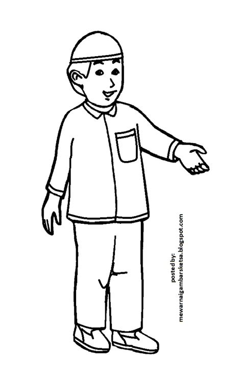 Mewarnai gambar mewarnai gambar sketsa sepatu 4 imagesbros us. Mewarnai Gambar: Mewarnai Gambar Sketsa Kartun Anak Muslim 24