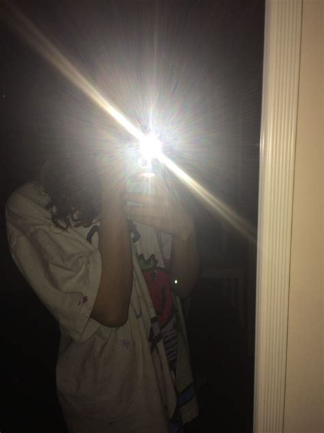 Aesthetic Shadow Boy Mirror Black And White Mirror Selfie With Flash