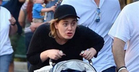 Adele Took Her Son To Disneyland Dressed As Princess Attn