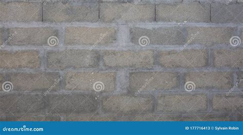 Gray Brick Cinder Block Wall Background Grey Concrete Tile Cladding
