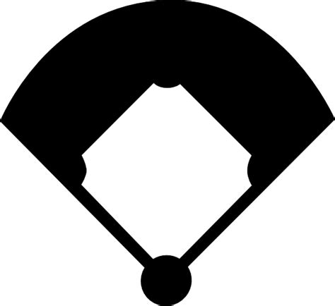 Baseball field Baseball bat Clip art - Baseball Silhouette ...