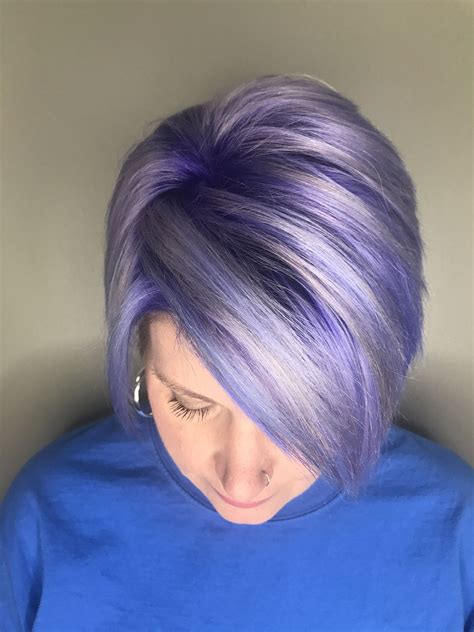 Purple Ombré Short Pixie Purple Blonde Hair Short Purple Hair Purple