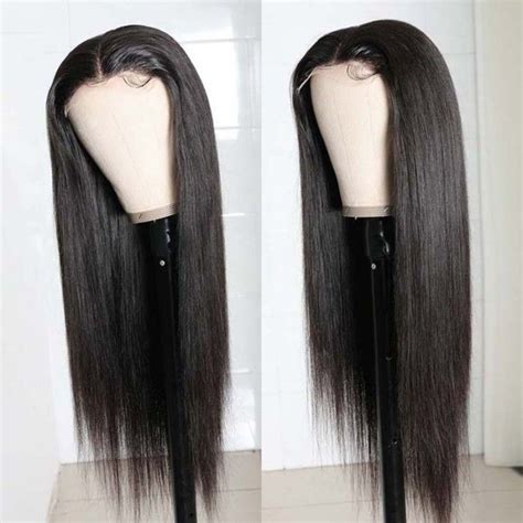 Unice Glueless Undetectable 5x5 Hd Lace Closure Wigs High Density Virgin Straight Wig For Women