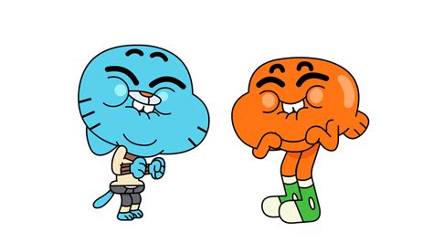 Gumball And Darwin Laughing By Ironskarmory676 On Deviantart