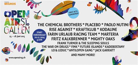 This is the official twitter account of the openair st.gallen. OpenAir St. Gallen strikt o.a. Noel Gallagher | Festileaks.com