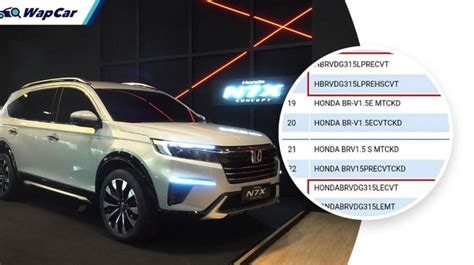 Image 1 Details About Bocor Honda N7x Concept Sah Sebagai Br V 2022