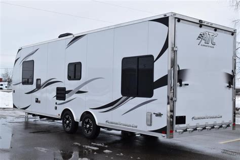 2019 Atc All Aluminum 85x28 Toy Hauler W Front Bedroom Trailers For