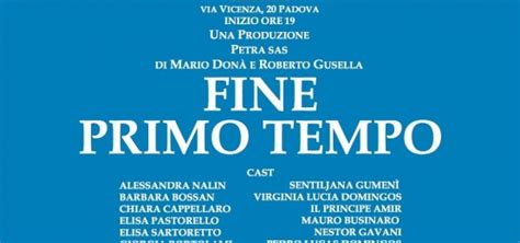 Fine Primo Tempo Al Cafe Tinto 2night Eventi Padova