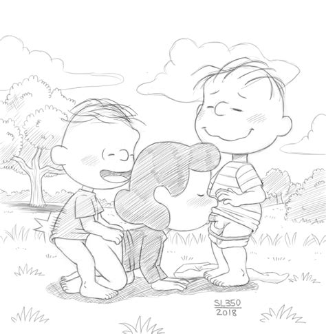 Post Linus Van Pelt Lucy Van Pelt Peanuts Rerun Van Pelt Shadowlink