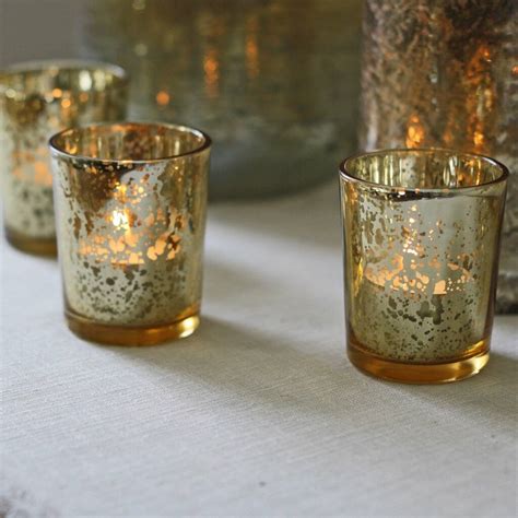 Antique Gold Tealight Holder By The Wedding Of My Dreams
