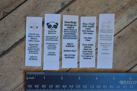 Fold Over Labels Graphic Fabrics