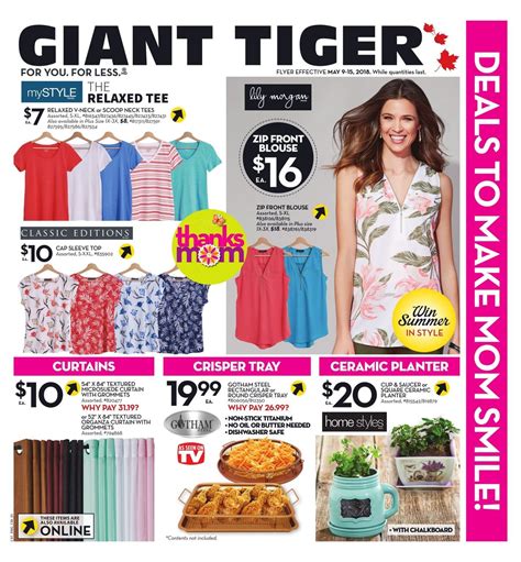 Flyer Giant Tiger ON Canada From Wednesday May 9 2018 To Tuesday