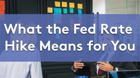 What the Fed Rate Hike Means for You - YouTube