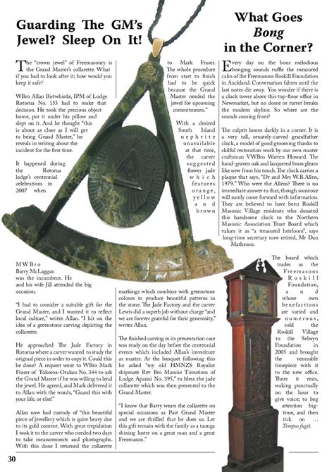 Nz Freemason Magazine Issue 2 June 2010 By Freemasons New Zealand Issuu