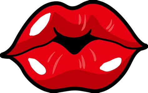 Red Lips Png File Png Mart