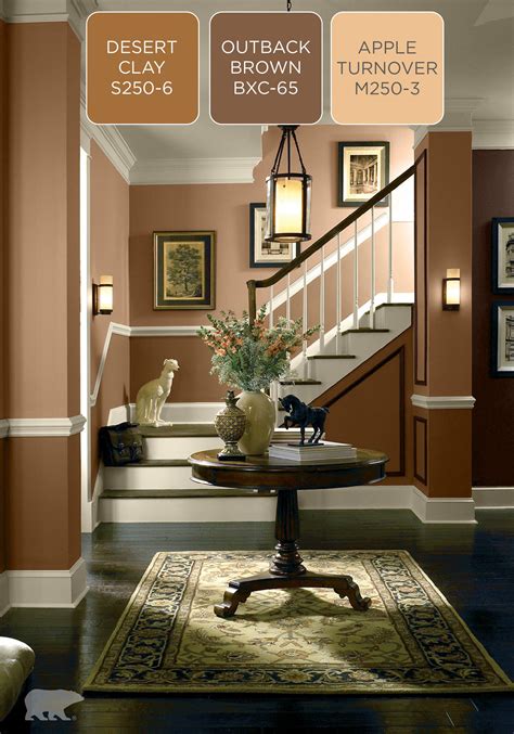 Browns Interior Colors Inspirations Behr Paint Living Room