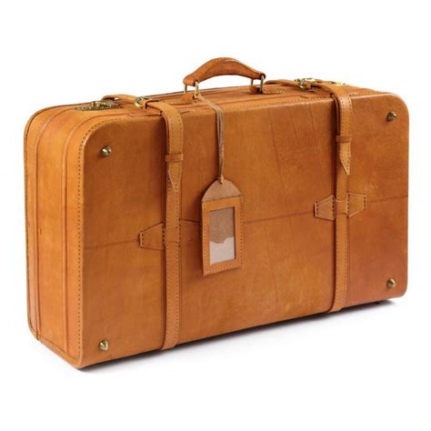 Ashwood Vintage Medium Leather Suitcase At Luggage Superstore Vegetable Tan Leather Leather