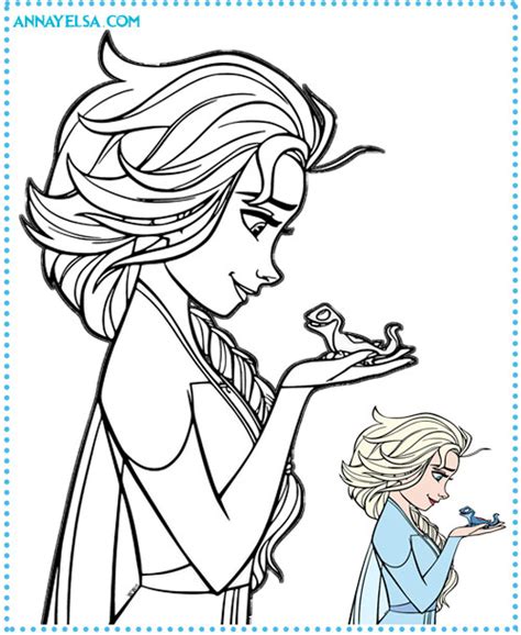 Dibujos Elsa y Anna para colorear | -Tu sitio de Frozen
