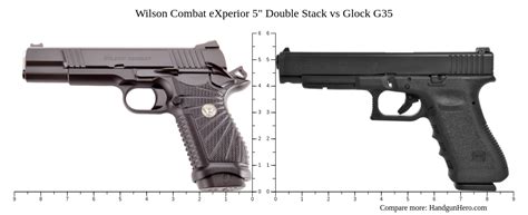 Wilson Combat Experior Double Stack Vs Glock G Size Comparison