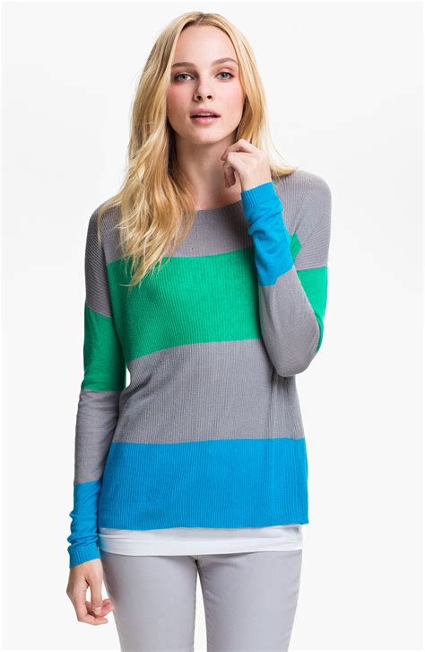 Two By Vince Camuto Stripe Crewneck Sweater Nordstrom